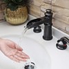 BATHLAVISH Oil Rubbed Bronze Bathroom Faucet 3 Hole 2-Handle Widespread
