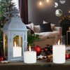 GenSwin Flameless Candles with Remote Timer, Clear LED Battery Operated
