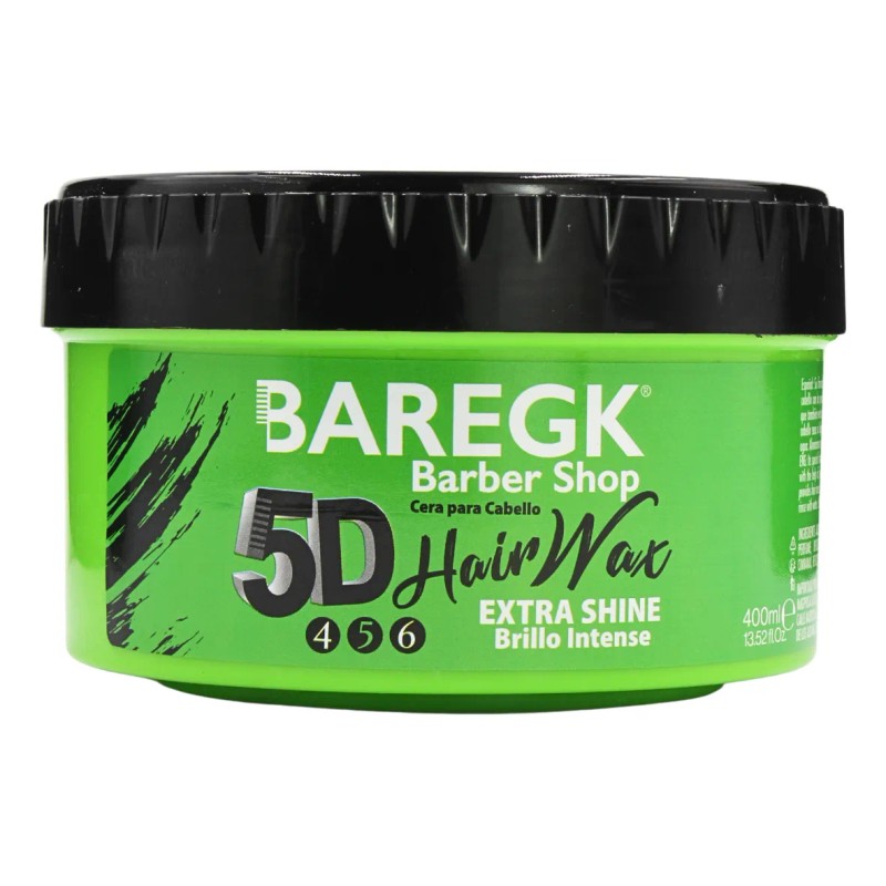 Cera Para Cabello Baregk 5d 400ml. Fijación Barberia Barber Verde