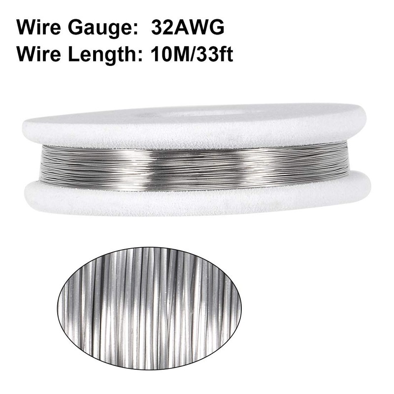 sourcing map 0.2mm 32AWG Heating Resistor Wire Wrapping Resistance Wires