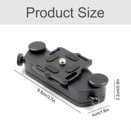 gexuamz Gürtelclip Kamera Gurt Halterung Rucksack - Kamera Gürtel Clip Aluminiumlegierung Schnellverschluss Halter Kameraclip mit 1/4 Kamerahalterung für Kamera Bund Gürtel und Rucksack.