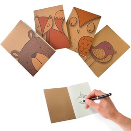 4 Pieces Mini Pocket Notebooks - Blank Notebook Set, Small Pocket Size, Work Diary or Planner, Beautiful Pocket Book, Gift for Kids and Teachers