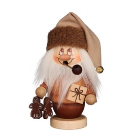 Räuchermann Miniwichtel Weihnachtsmann mit Päckchen