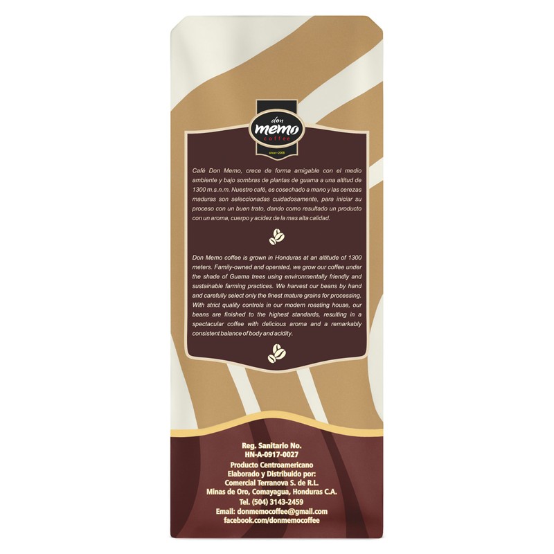Don Memo Coffee - Premium Selection - Ground Coffee- Medium