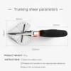 Multi Angle Miter Shear Cutter Hand Tools,45-135 Degree Adjustable Angle