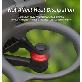 4pcs Upgraded Aluminum Motor Protective Cover Dustproof Caps Compatible for DJI Avata 2,Motor Caps Anti-dust Scratchproof Accessories