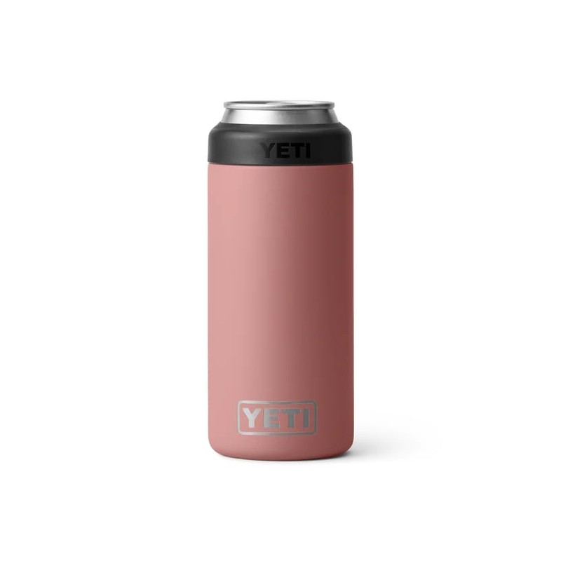 YETI Rambler Colster Slim, Stainless Steel Can Insulator, Sandstone Pink,