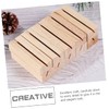 Ciieeo 24Pcs Wooden Card Holder Stand Rustic Table Number Holders