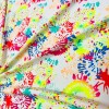 Unbranded 4-way Stretch Paint Splatter Print Spandex Fabric 60" Wide