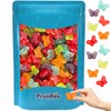 Fruidles Butterflies Mini Gummy Candy, Assorted Fruit Flavors, Allergy Friendly,