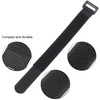 wisdompro 12 Pack 1 x 24 Inches Black Adjustable Reusable