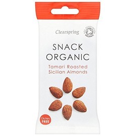 Organic Tamari Roasted Almonds - 30g - Pack of 15
