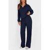 BTFBM Womens 2 Piece Sweatsuits Set Long Sleeve Half Zip