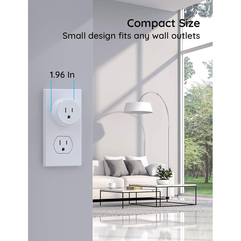 Govee Smart Plug, WiFi Plugs Work with Alexa & Google