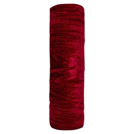 FloristryWarehouse Christmas Ribbon Red Crushed Velvet 30cm x 2.5m Roll