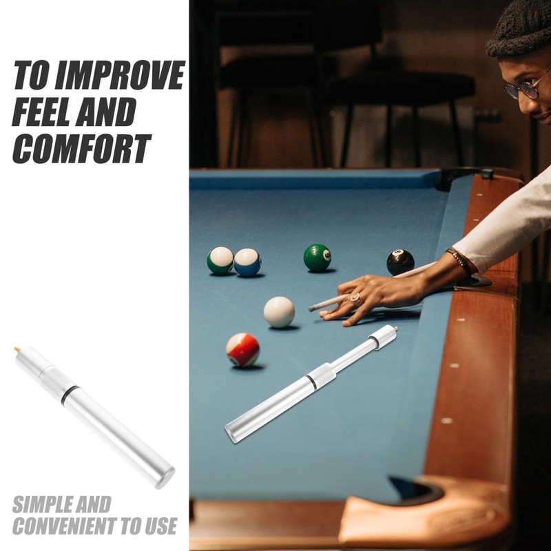 Sosoport Stable Billiard Extender Lightweight Extension Rod for Easy Use