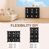 Fiwochic 9 Cube Storage Organizer Shelf with Storage Bins and