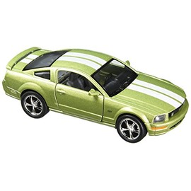 KiNSMART 2006 Ford Mustang GT Hardtop 1/38 Scale Diecast Car (Stripe Green)