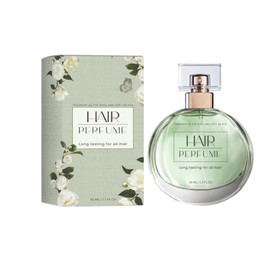 Hair Perfume with Nourishing Care – Long-Lasting Fragrance for All Hair Types – 50ml – Inspired by Floral & Woody Notes – Strengthens & Conditions Hair (green)