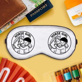 'Horse Girl' Sleep/Travel Eye Mask (EY00030169)