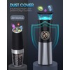 Gravity Electric Salt and Pepper Grinder Set - USB Rechargeable