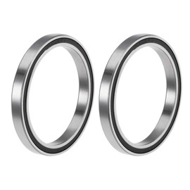 TOP-VIGOR 2Pcs 6706-2RS Deep Groove Ball Bearings, Z2 30mm x 37mm x 4mm Double Sealed Industrial Bearings, Chrome Steel Skateboard Bearings for Electrical Instrument Equipment