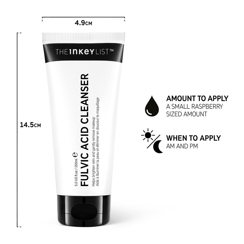 The INKEY List Fulvic Acid Brightening Cleanser to Brighten Skin