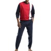 H.I.S Pyjamas Long Crew Neck, Blue, red, white