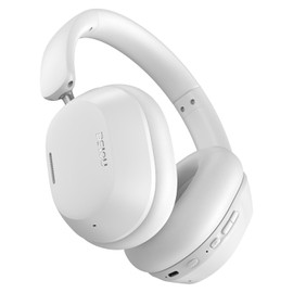 Noise Newly Launched Max 5 Wireless Over-Ear Headphones with Adaptive Hybrid ANC (up to 50dB), HFA Tech, 80H Playtime, Dual Pairing(Calm White)