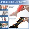 8 Pares Calcetines para Medias de Compresión, Calcetas Elásticas de