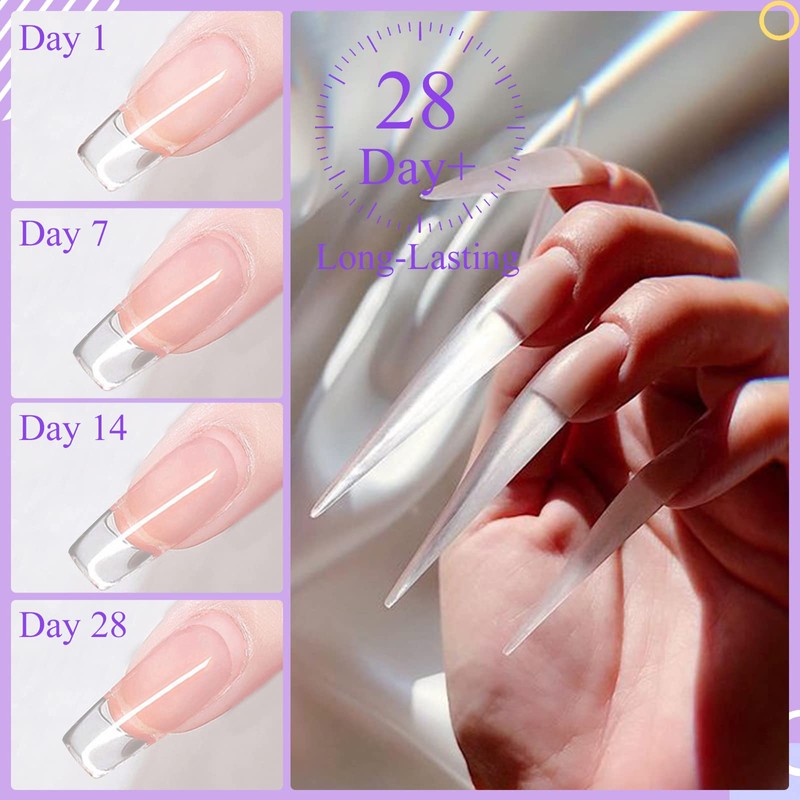 Saviland 100g Clear Gel Builder Nail Gel Clear Hard Gel