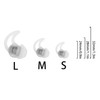3 Pairs S/M/L Replacement Silicone in Ear Earbud Tips Set