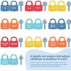 Kids Learning Locks with Keys, 123 Dots Numbers Matching and