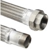 Hose Master Annuflex Stainless Steel 321 Flexible Hose Assembly, 3/4"