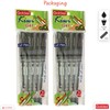 GOLDEX Kiwi BLACK 10 x 0.7mm Tip Soft Gel Pens