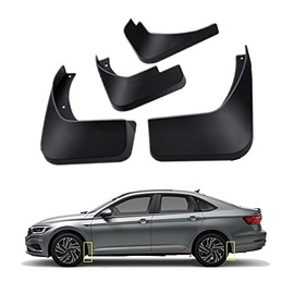 Mud Flaps Kit for 2024 Volkswagen VW Jetta 2019-2023 Mud Splash Guard Front and Rear 4-PC Set by TOPGRIL