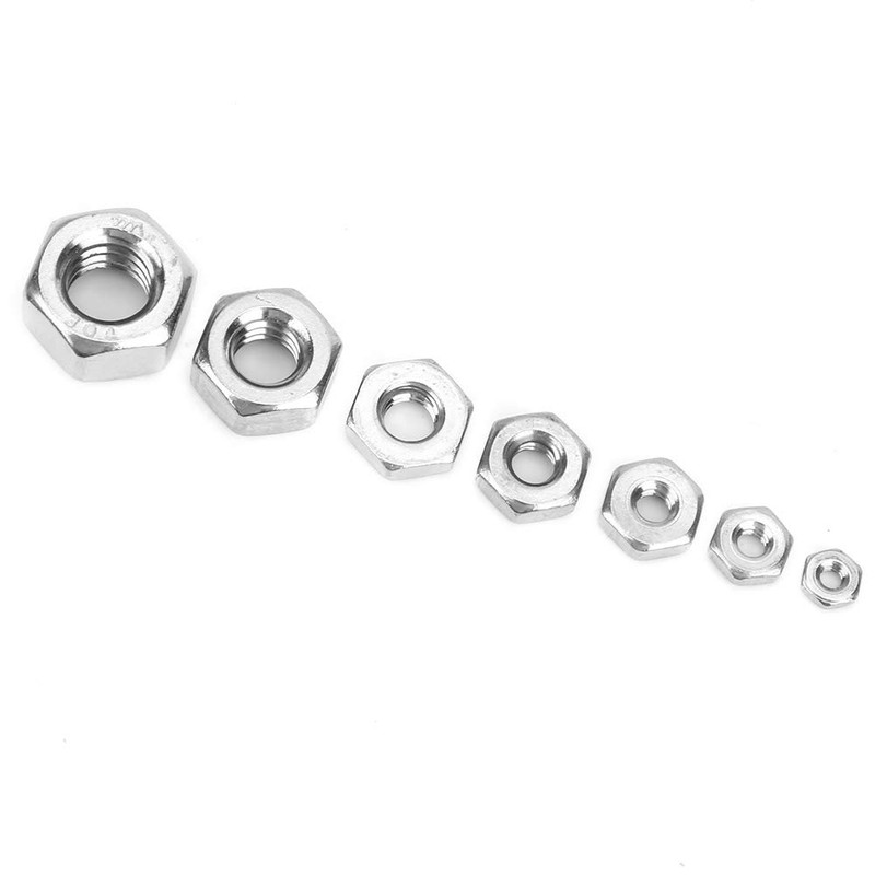 Ouitble 360 PCS UNC 304 Stainless Steel Hex Nuts, 360