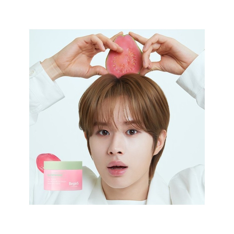 비긴스 바이 정샘물 핑크 구아바 글루타치온 흔적 워시오프 마스크... Begins