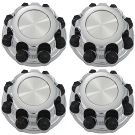 Aftermarket Products Center Caps for Select Chevy GMC Truck Van 8 Lugs CHROME (4PCs) 16" Wheel Covers