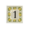 Italian Hand Painted Lemon Ceramic Tiles with the Option of