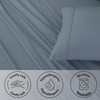 SereneSleep Pillow Cases King Size 2 Pack- Grey Pillowcases 20x40