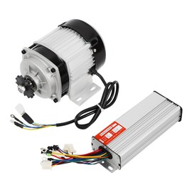 WUSILILU 750W 48V Permanent Magnet Brushless Motor with Controller, for Tricycle, E-Bike, Electric Scooter, Efficiency ≥83% 3 Speed Gear Universal Electric GoKart Tricycle Cart Motor, IP65