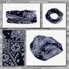 Rex Standard CH080 Knit Hat, Paisley Pattern, Neck Warmer Cap,