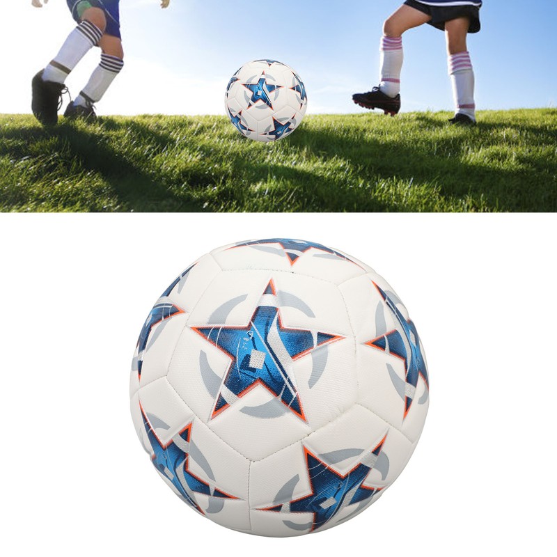 PU Leather Soccer Balls Size 5 High Resilience Abrasion Resistance