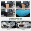Rimwig - Juego de funda para muebles de patio, impermeable,