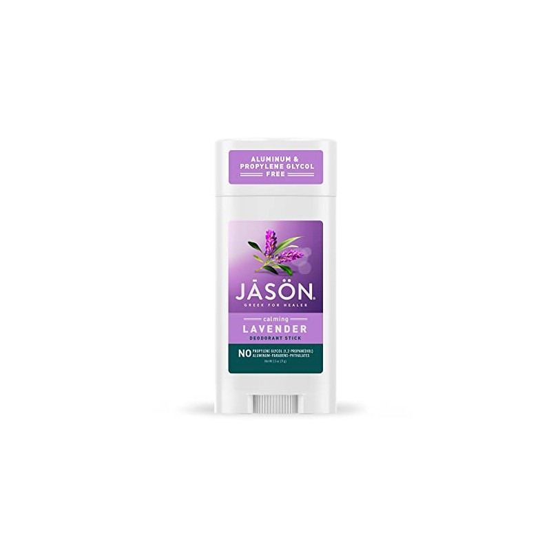 Jason Aluminum Free Deodorant Stick, Calming Lavender, 2.5 Oz