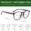 Przene 3 Pack Blue Light Blocking Glasses Women/Men,Retro Round Computer