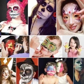 FIVGACE Kit De Maquillaje Juego Hipoalergnico Para Rostro Y Ojos Con Funda Brochaslibre De Crueldad Animal, 20 Compartimentos, Perfecto Maquillaje... 