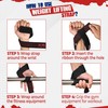 Weight Lifting Straps with Non-Slip Silicon Grip - 21 Inch,