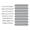 Spellbinders Fancy Sentiment Strips BetterPress Press Plate, Metal